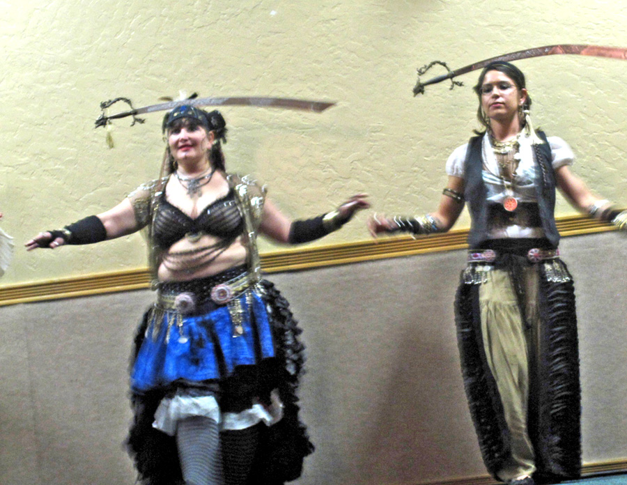 Talent caught in a moment of calm.